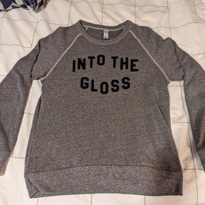 Glossier - Into the Gloss Sweatshirt - RARE - Medium
